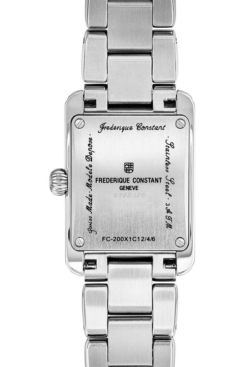 Carrée Bracelet Watch, 23mm x 21mm, Alternate, color, SILVER-TONE