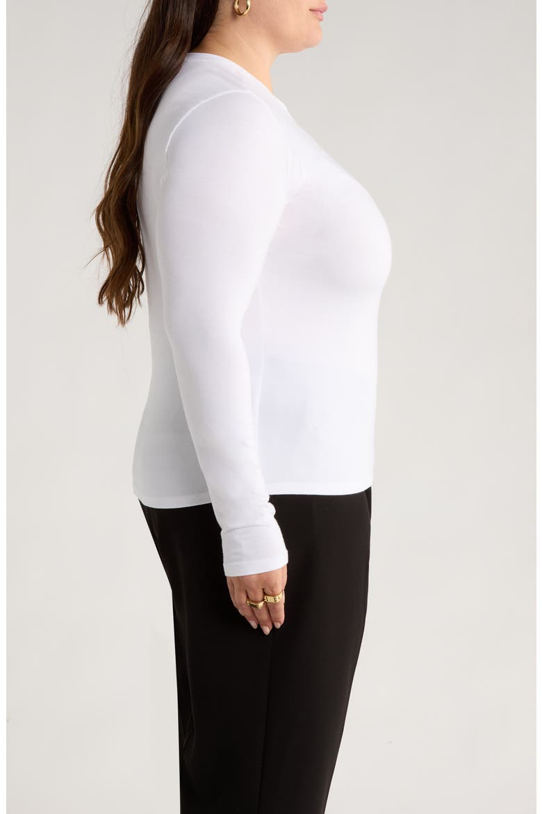 Long Sleeve T-Shirt, Alternate, color, WHITE