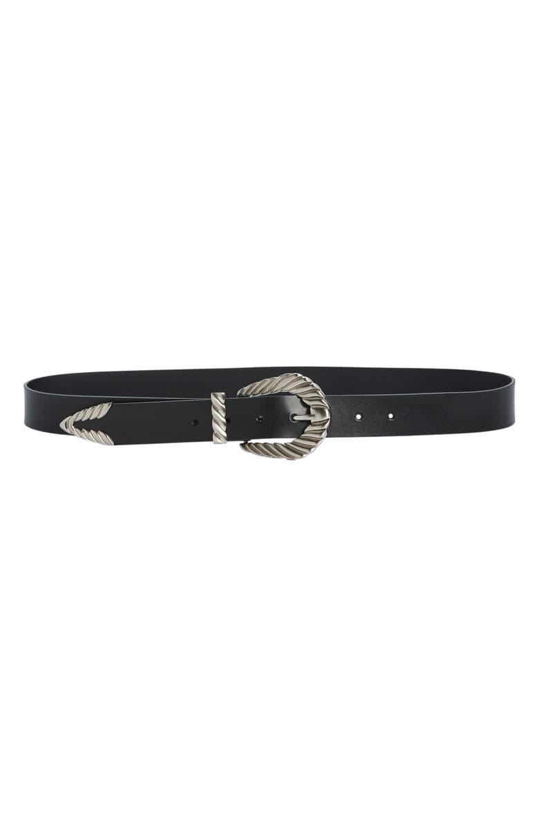 Treasure & Bond Rodeo Western Leather Belt, Main, color, 