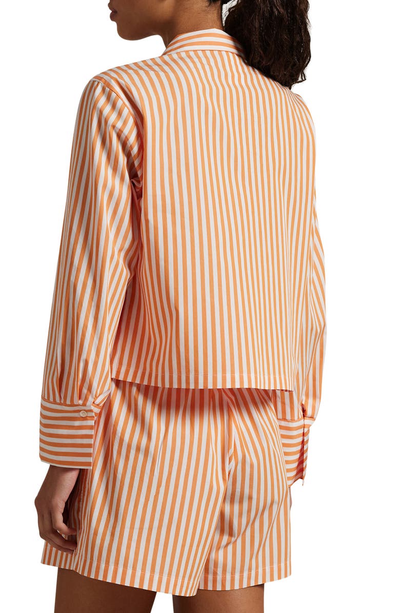 Crop Cotton Poplin Short Pajamas