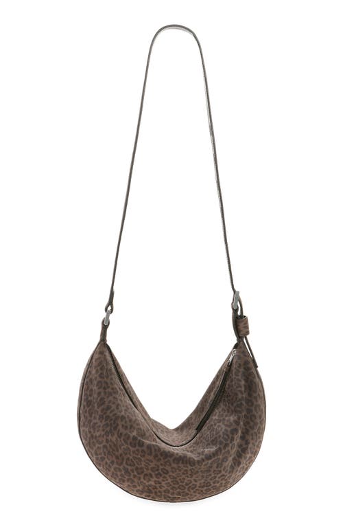 Allsaints Half Moon Leather Shoulder Bag