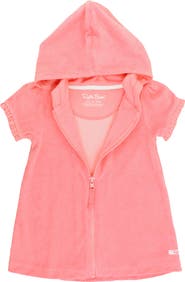 RuffleButts Terry Cloth Swim Cover-Up