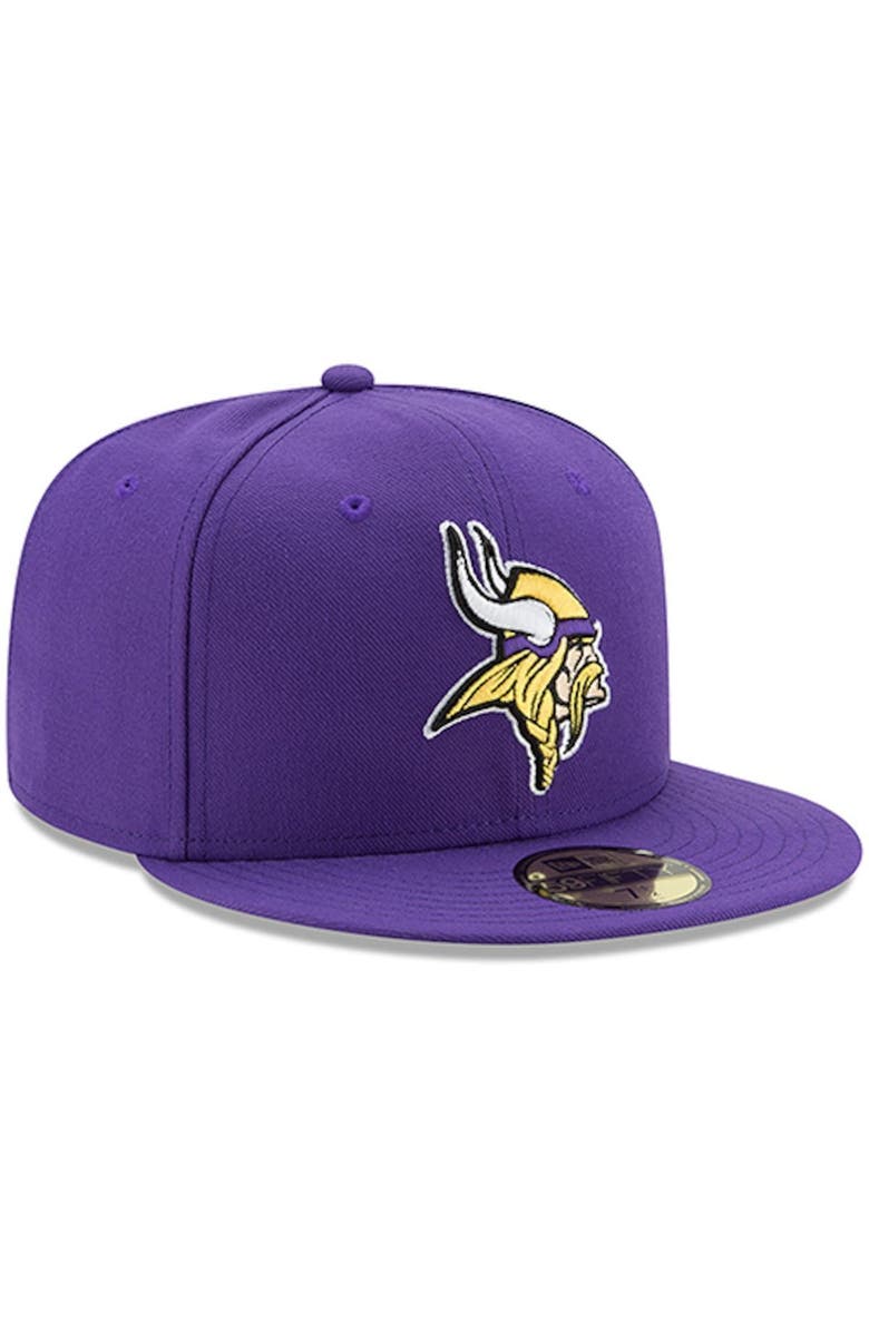 New Era Men's New Era Purple Minnesota Vikings Omaha 59FIFTY Fitted Hat, Alternate, color, Purple