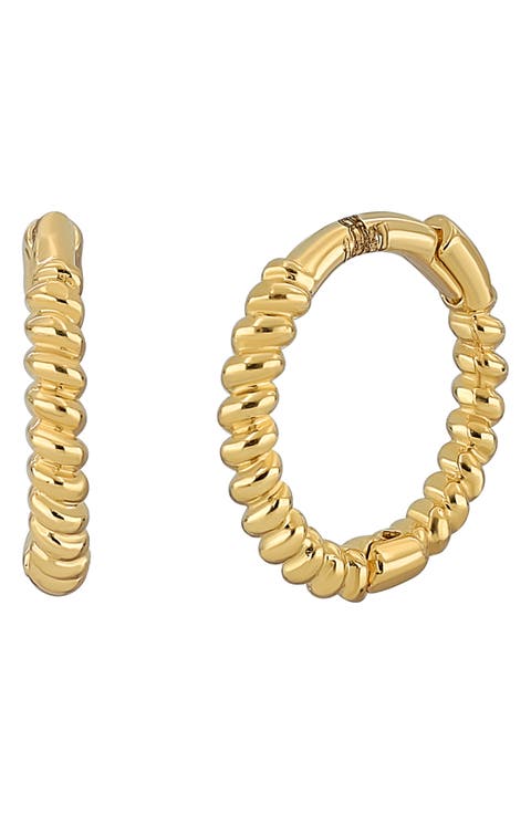 14K Gold Spiral Hoop Earrings (Nordstrom Exclusive)