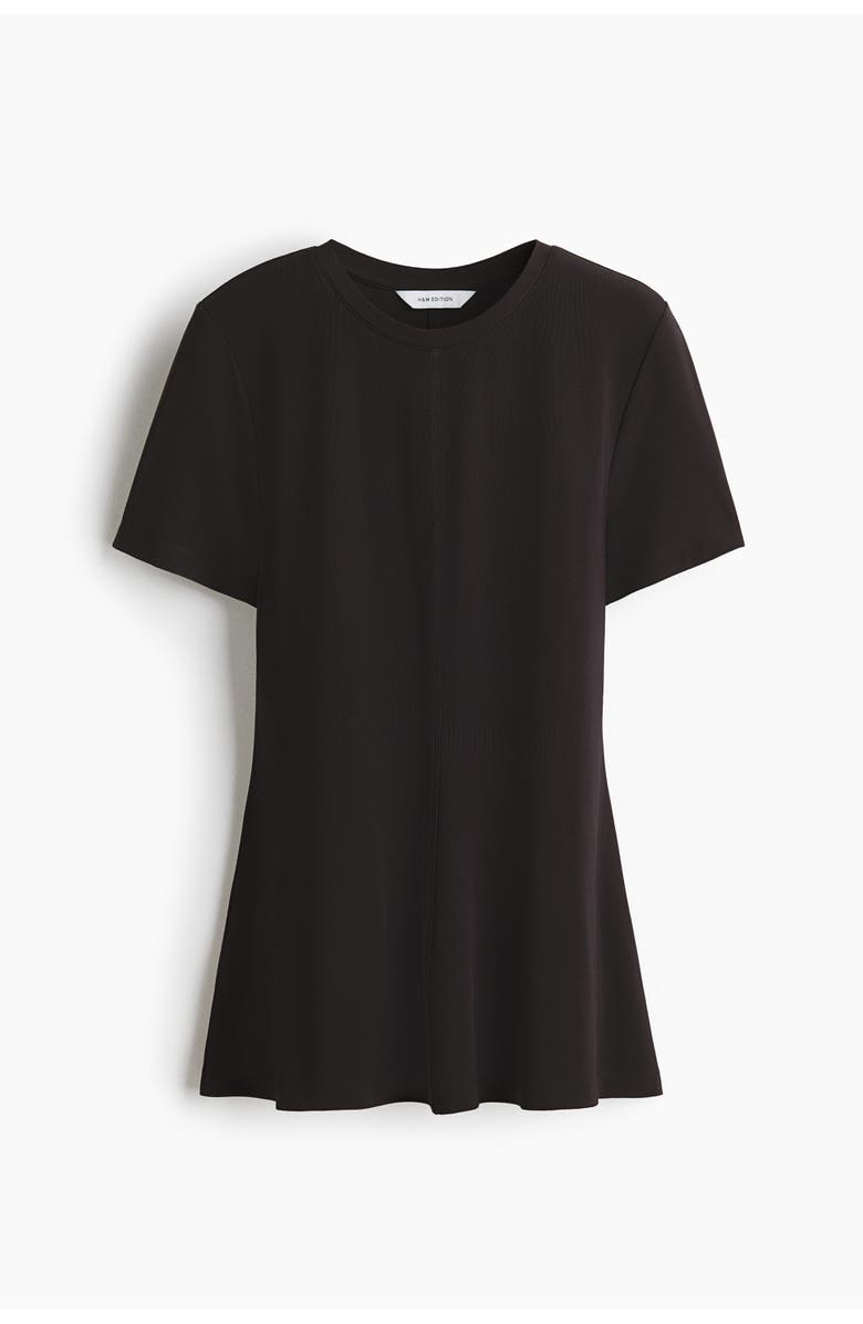 H&M Interlock Peplum Top, Alternate, color, 