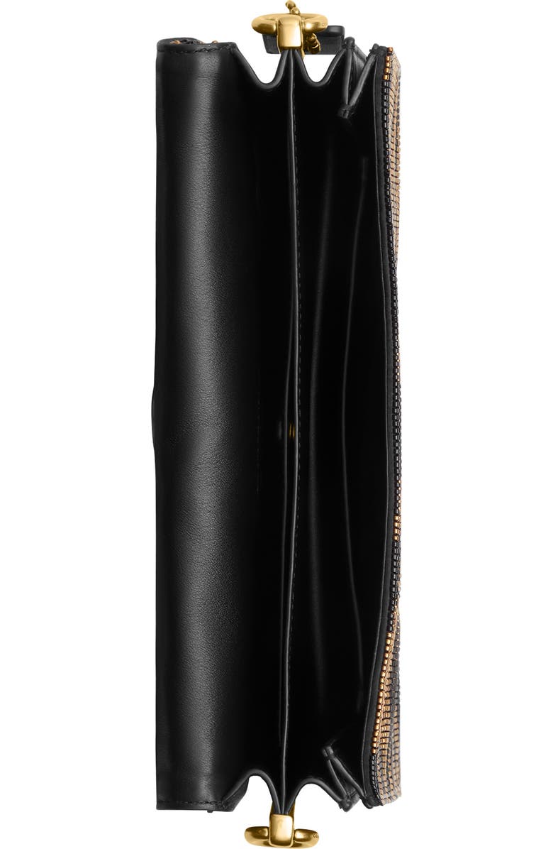 COACH Tabby Beaded Tiger Stripe Shoulder Bag, Alternate, color,