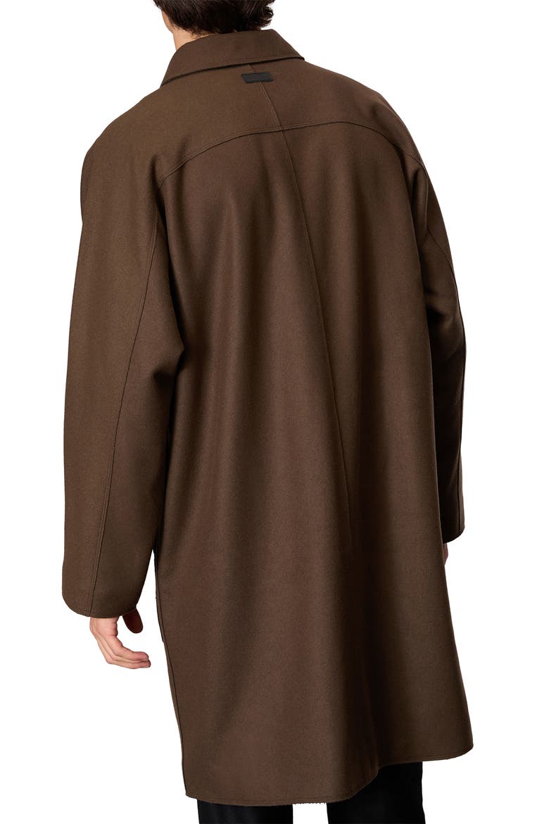 Marshall Wool Blend Overcoat, Alternate, color, GREEN
