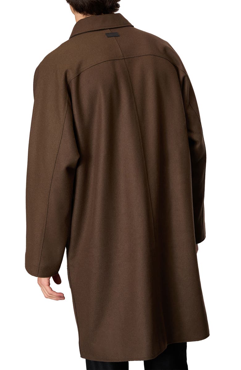 rag & bone Marshall Wool Blend Overcoat, Alternate, color, Green