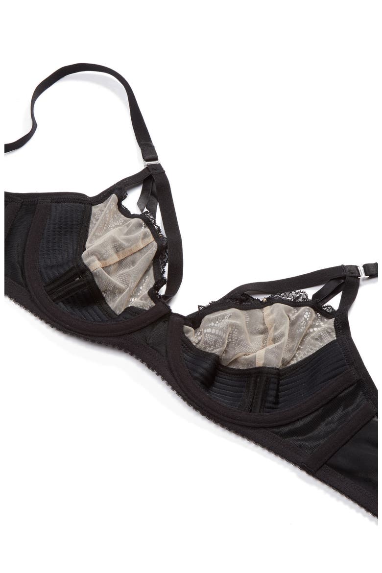 Madame X Underwire Bra, Alternate, color, BLACK