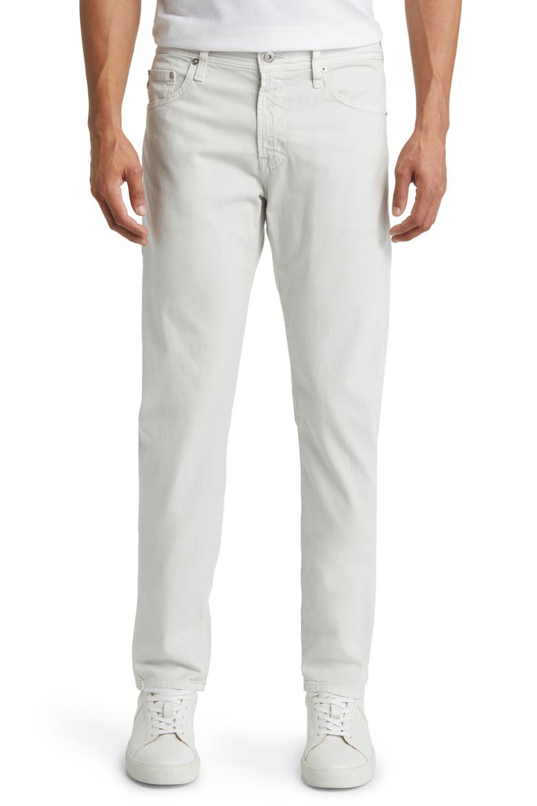 Tellis Stretch Sateen Modern Slim Pants (Nordstrom Exclusive), Main, color, SULFUR SILVER SMOKE