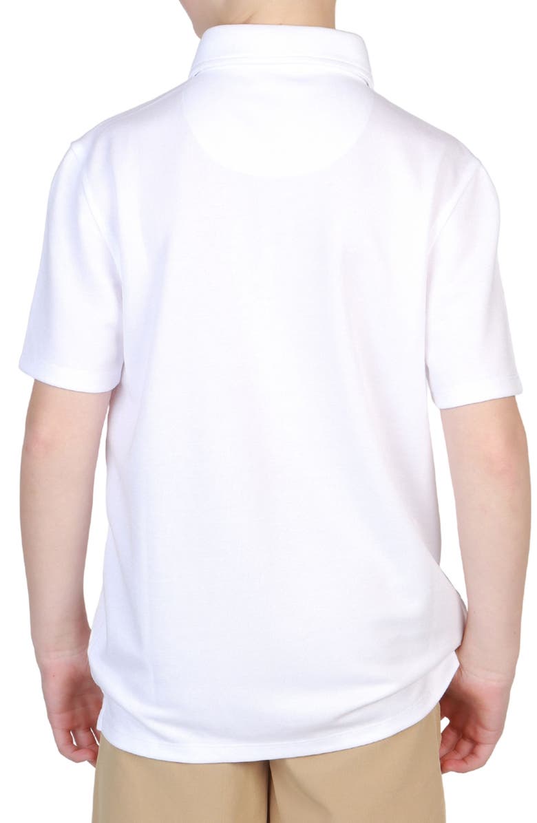 TailorByrd Kids' Modal Contrast Trim Polo, Alternate, color, 