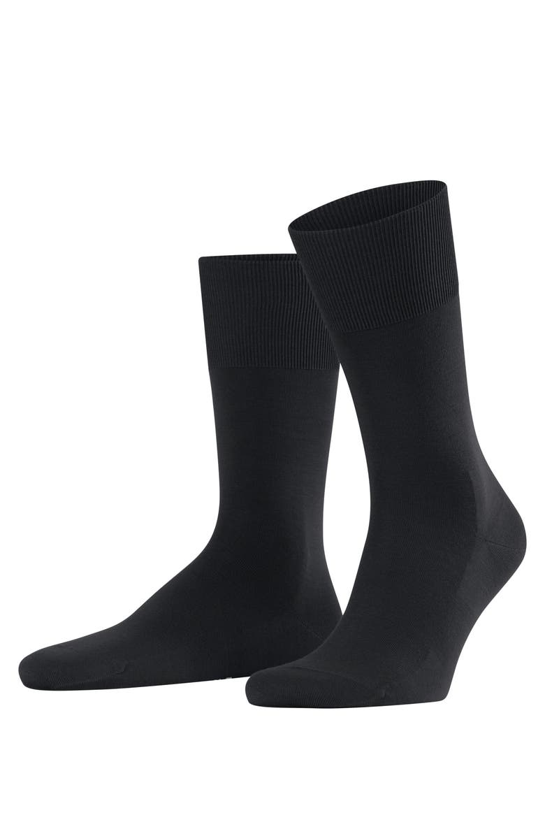 Falke ClimaWool Socks, Main, color, Black