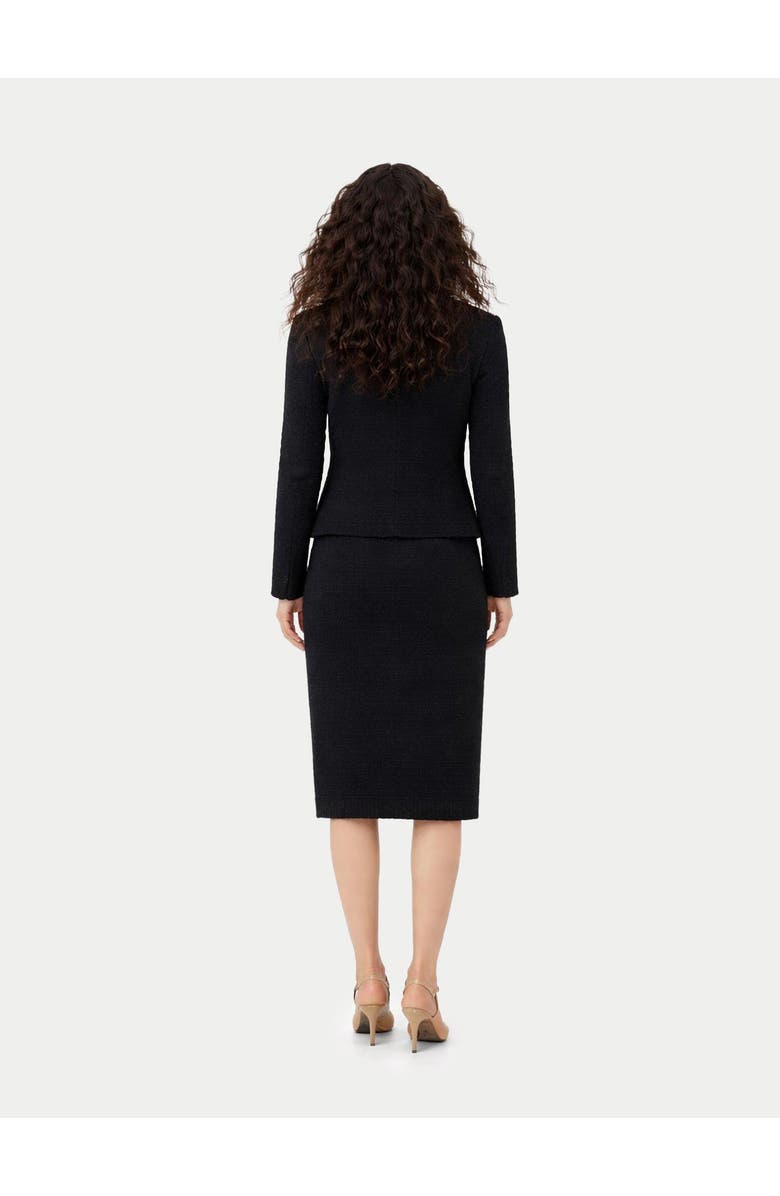 Gobi Cashmere Cashmere Sheath Skirt, Alternate, color, Black