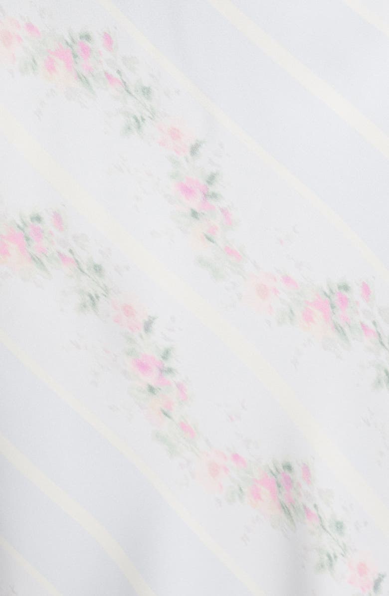 LoveShackFancy Levall Floral Lace Trim Satin Camisole, Alternate, color,