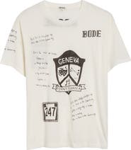 Bode Geneva Camp Crest Graphic T-Shirt