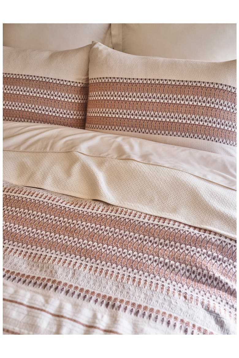 Coast Organic Cotton Duvet Cover, Alternate, color, UNDYED W/ REDWOOD