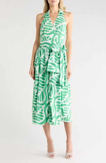 DVF Nova Stretch Cotton Poplin Wrap Dress