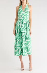DVF Nova Stretch Cotton Poplin Wrap Dress
