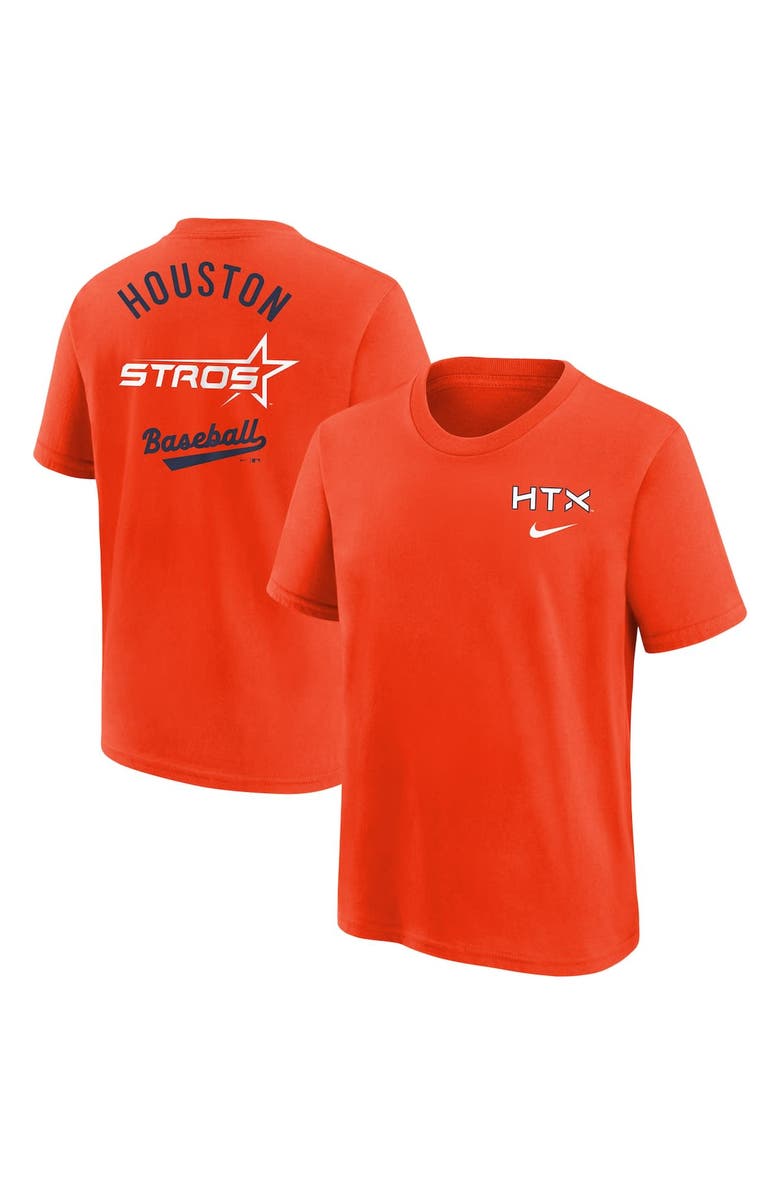 Nike Youth Nike Orange Houston Astros 2025 City Connect T-Shirt, Main, color, Orange