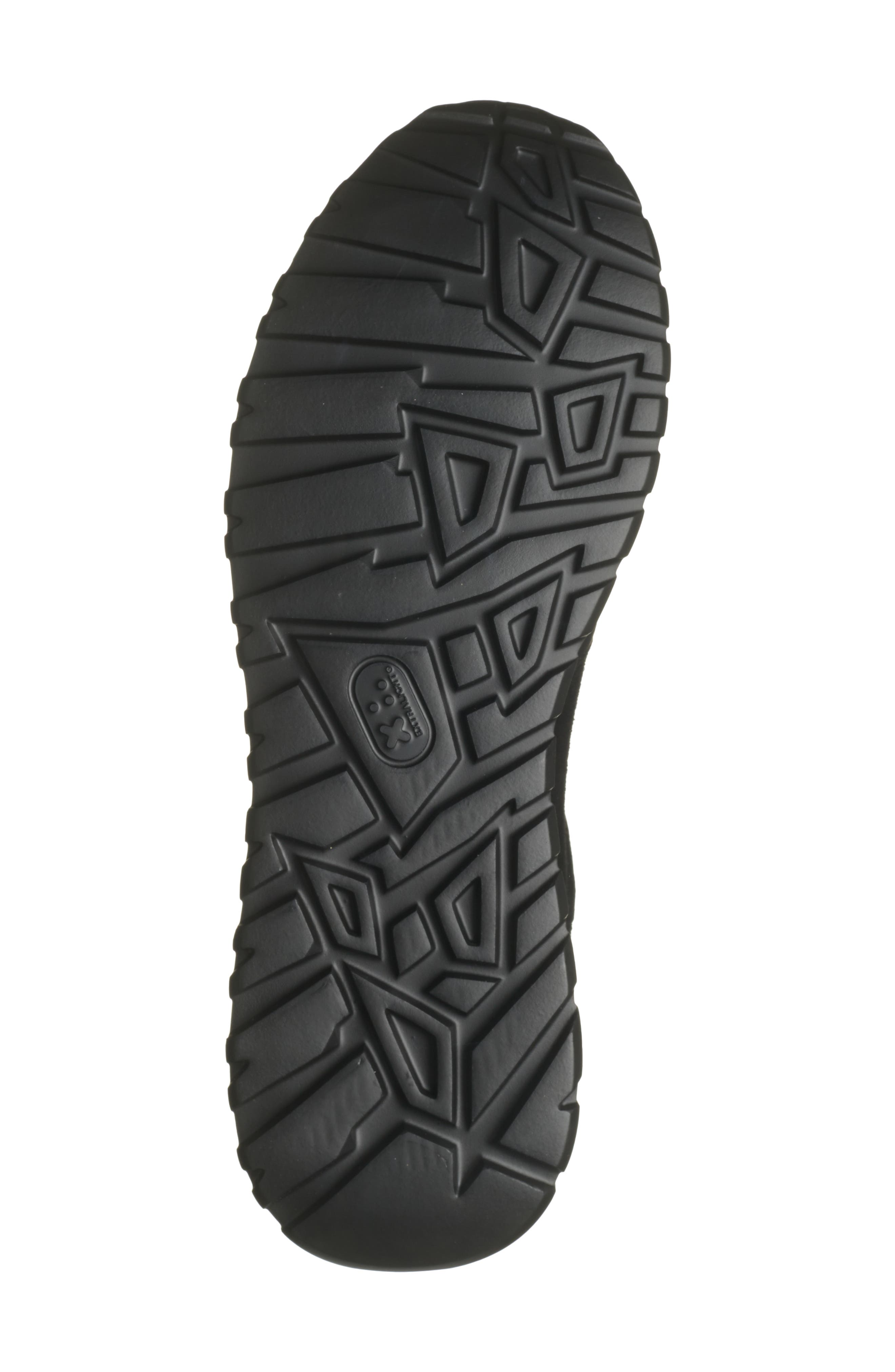 Magnanni Fado Perforated Sneaker, Alternate, color, Black / Black