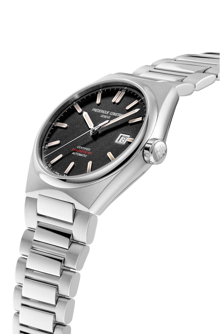 Highlife Automatic COSC Bracelet Watch, 39mm, Alternate, color, SILVER-TONE