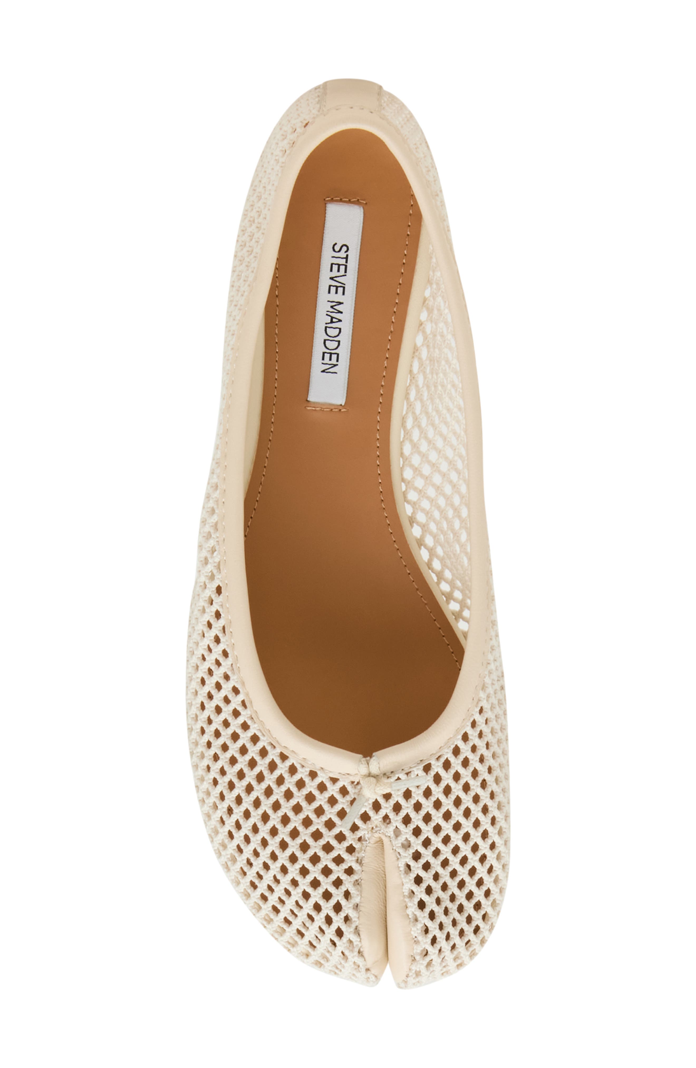Calico Split Toe Ballet Flat, Alternate, color, BONE
