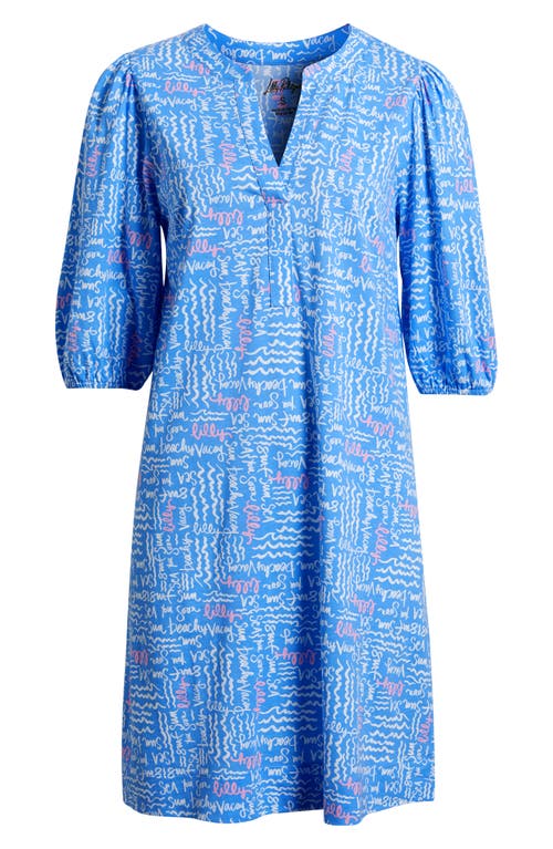 Lilly Pulitzer ® Colson Puff Sleeve Cotton Shift Dress