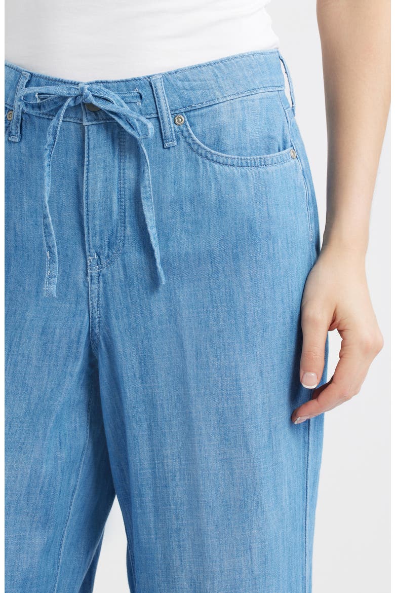 Teresa Drawstring Waist Wide Leg Pants, Alternate, color, RIVIERA SKY