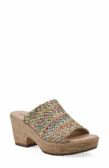 CLIFFS BY WHITE MOUNTAIN Biando Platform Slide Sandal