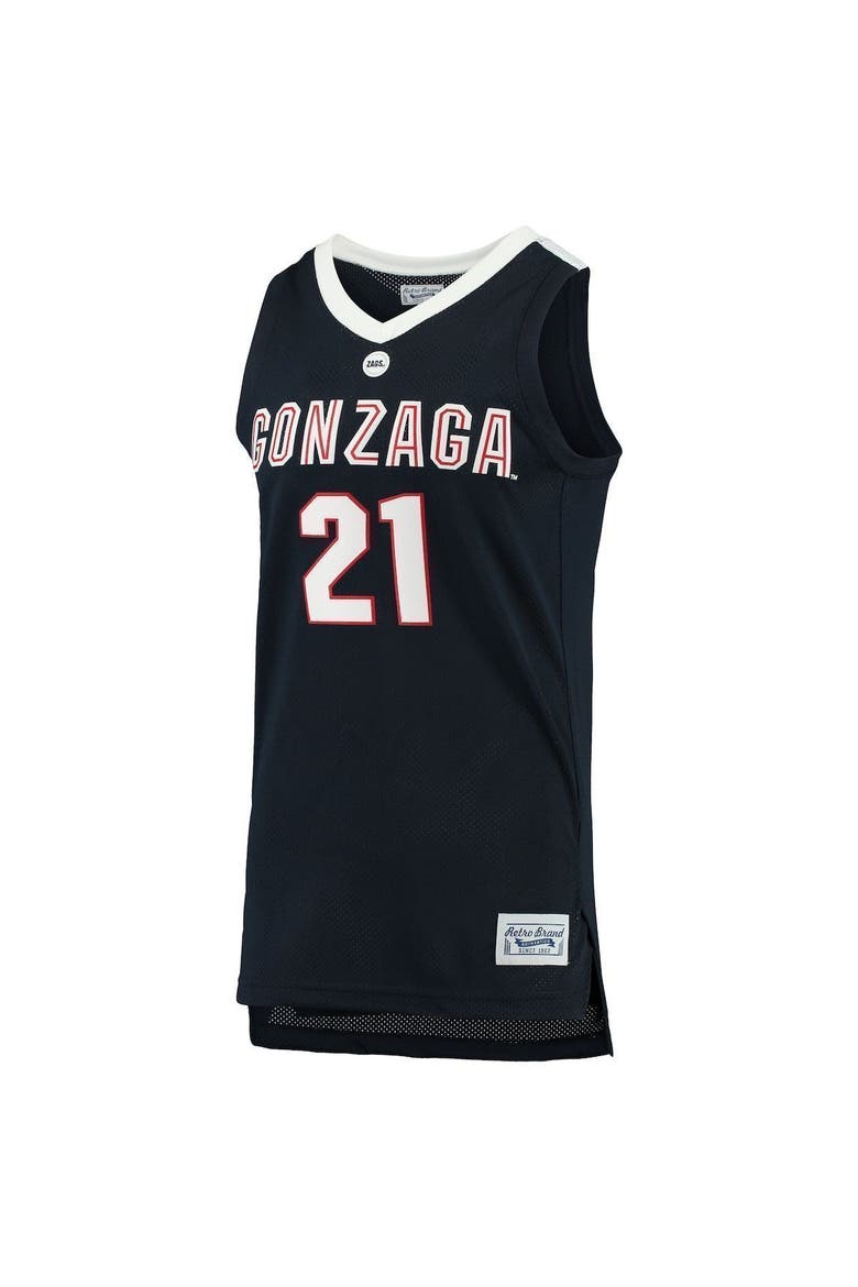 Men's Original Retro Brand Rui Hachimura Navy Gonzaga Bulldogs Alumni Basketball Jersey, Alternate, color, Navy