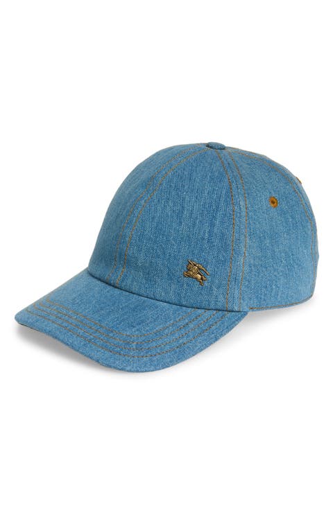 Equestrian Knight Design Denim Baseball Cap