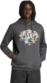 adidas Men's adidas  Gray FIFA World Cup Historic Mascot Hoodie