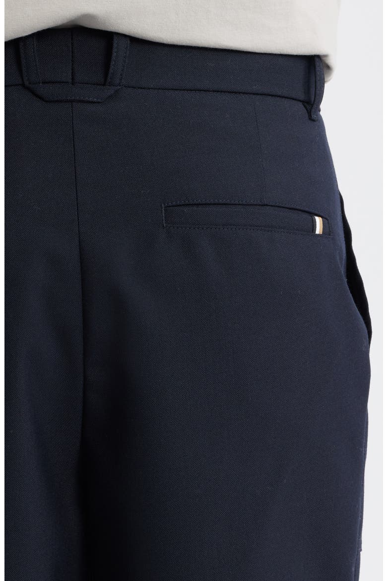 Pitt Patch Virgin Wool Straight Leg Pants, Alternate, color, DARK BLUE