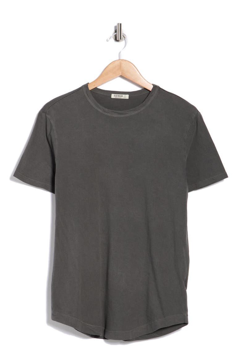 PIMA CURVED HEM TEE, Alternate, color, FADED BLACK VENICE WASH