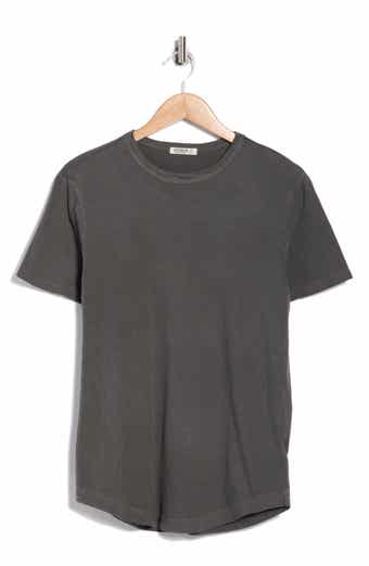 BUCK MASON PIMA CURVED HEM TEE
