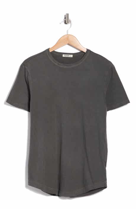 BUCK MASON PIMA CURVED HEM TEE