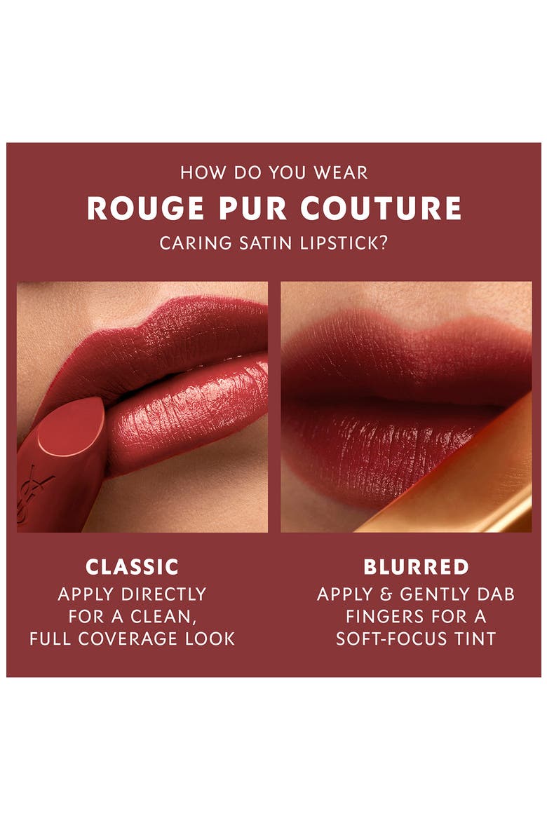 Rouge Pur Couture Caring Satin Lipstick with Ceramides, Alternate, color, N157 NU INATENDU
