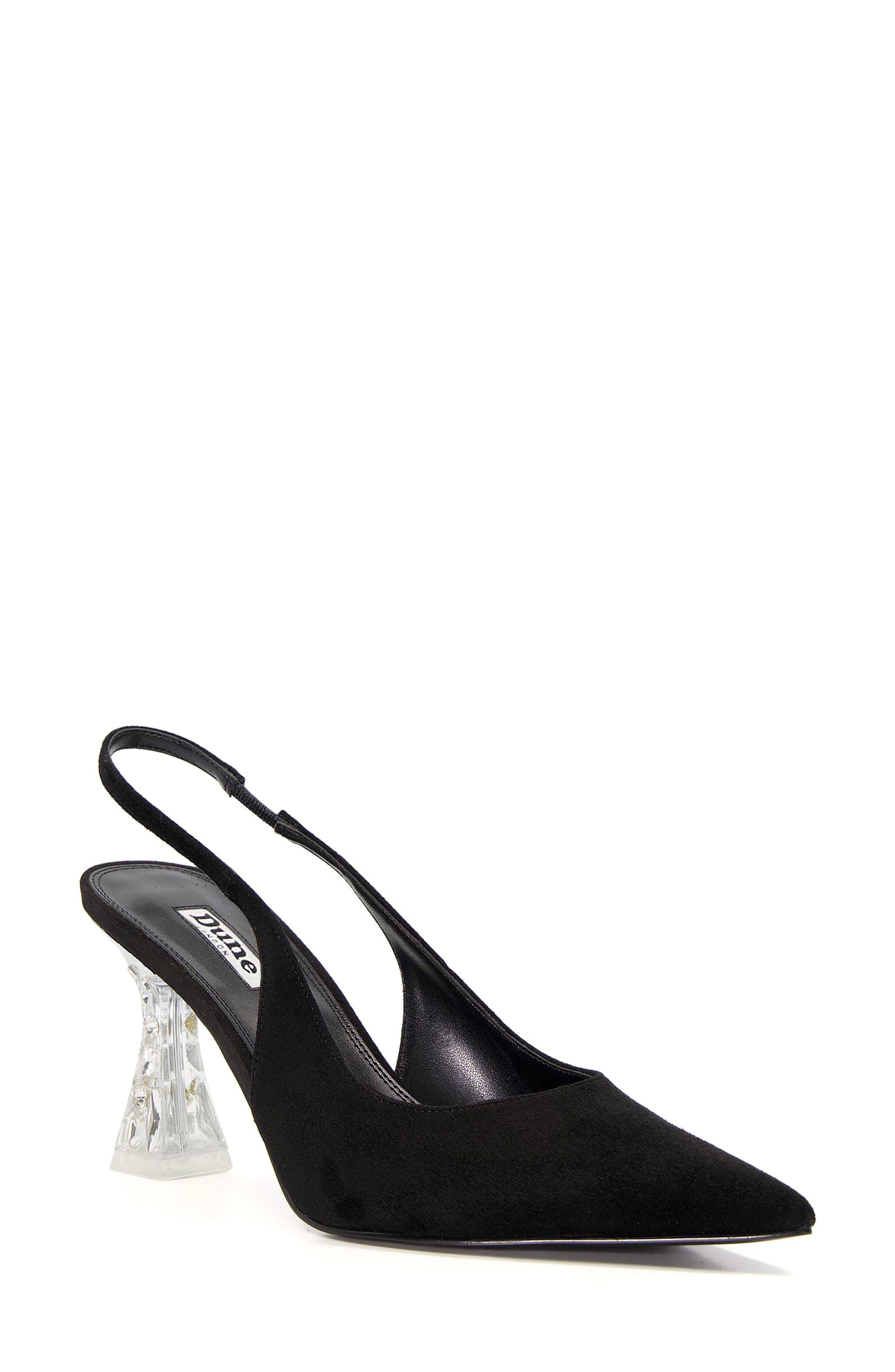 Dune London Carnation Slingback Pump, Main, color, Black