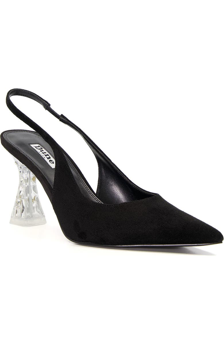 Dune London Carnation Slingback Pump, Main, color, Black