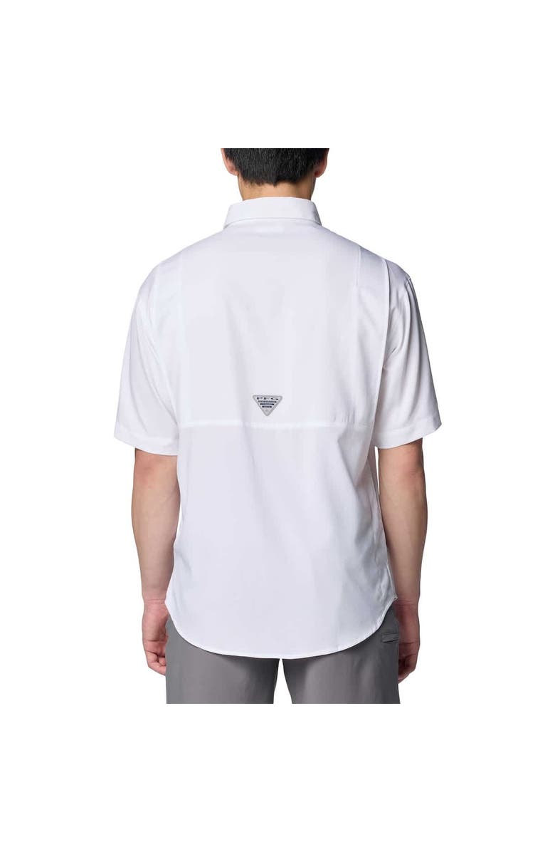 Columbia Men's Columbia White Texas A&M Aggies PFG Tamiami Omni-Shade Button-Down Shirt, Alternate, color, White