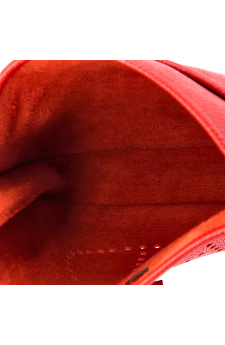 Pre-Owned Hermes Evelyne Bag Gen III Clemence PM, Alternate, color, Rouge Casaque