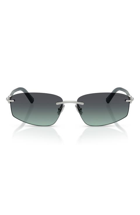 59mm Irregular Rectangular Sunglasses