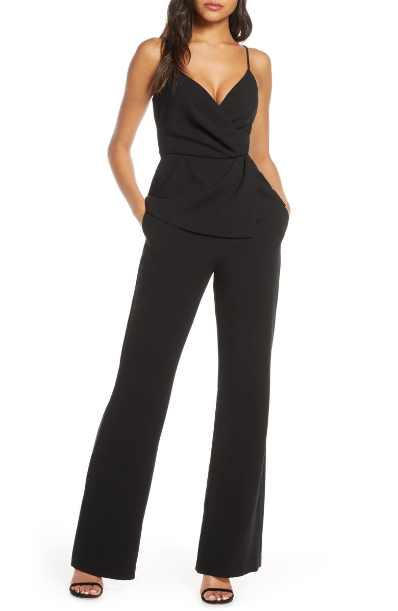 Black Halo Raja Two-Piece Jumpsuit, Main, color, 