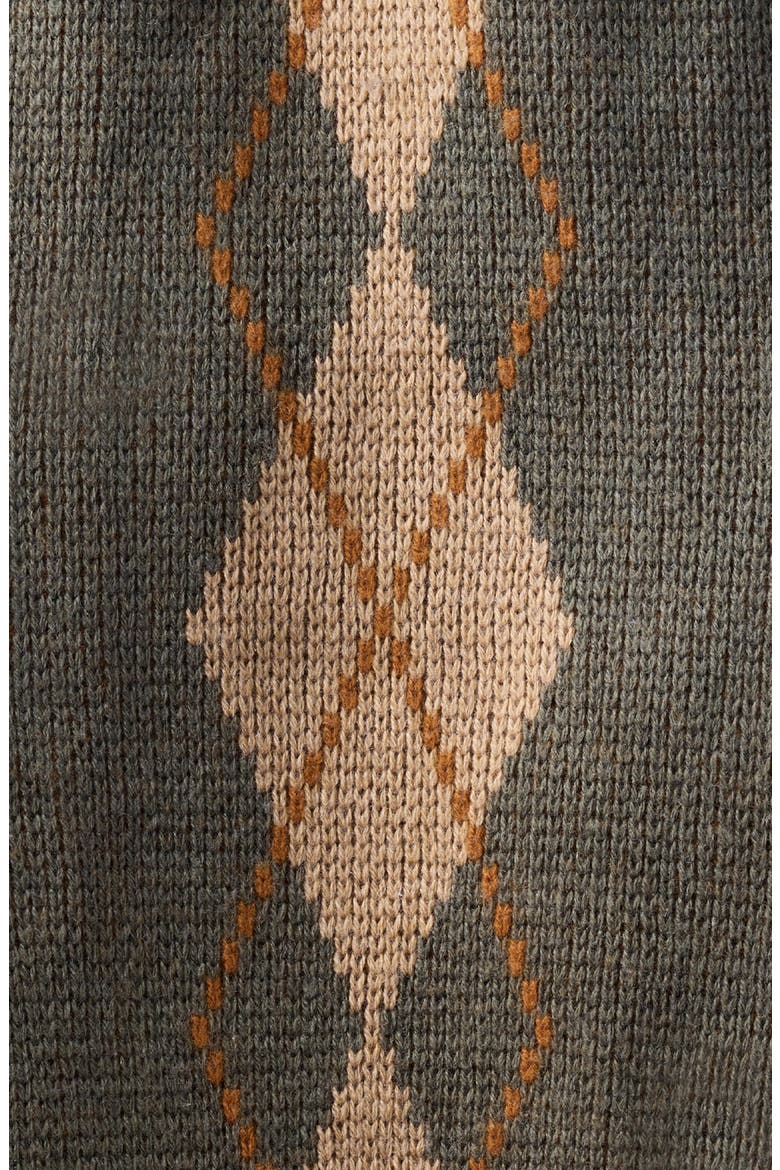 Cambridge Argyle Pet Sweater, Alternate, color, SCOTTISH OLIVE