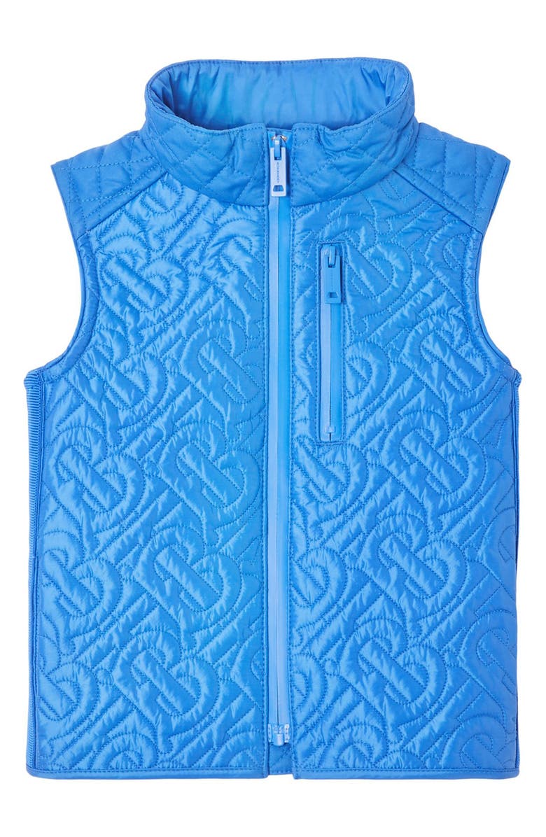 Burberry Kids' Giaden TB Monogram Quilted Vest, Main, color,