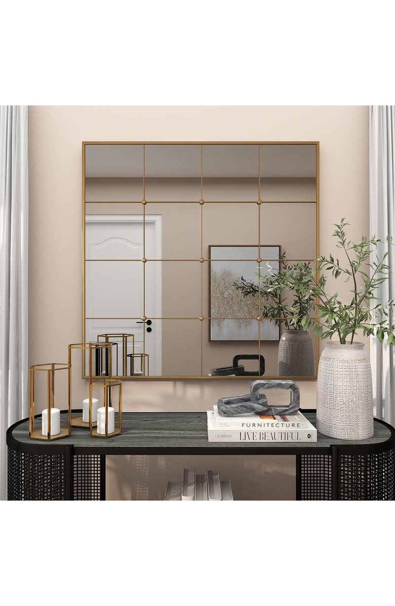 VIVIAN LUNE HOME Geometric Wall Mirror, Alternate, color, 