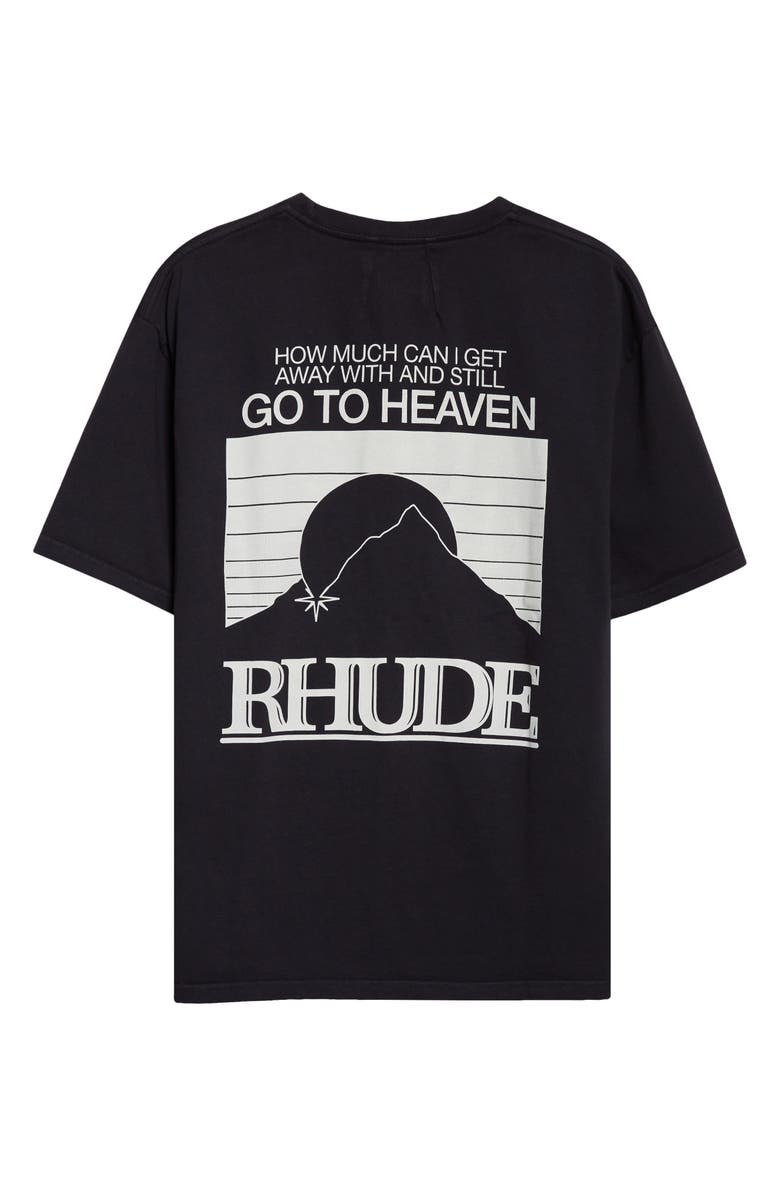 Rhude Moonlight Pack Graphic T-Shirt, Alternate, color, Vintage Black/ White