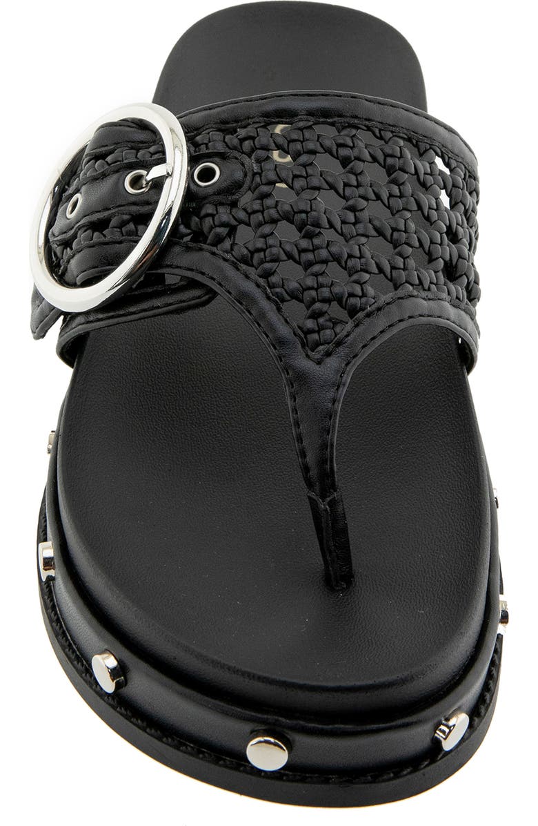 BCBG Belen Platform Flip Flop, Alternate, color, Black