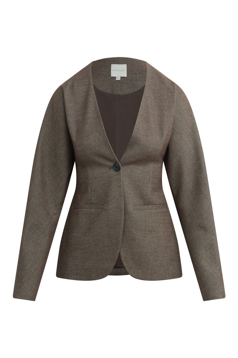 The Power Move Blazer, Alternate, color, ESPRESSO