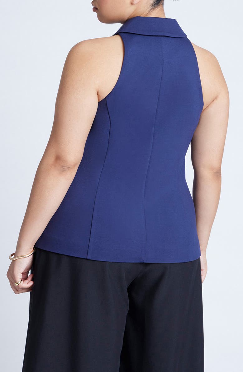 ELOQUII Button Front Vest, Alternate, color, 